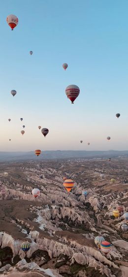 Cappadocia, Avanos, Turkey Wallpaper 1080x2340