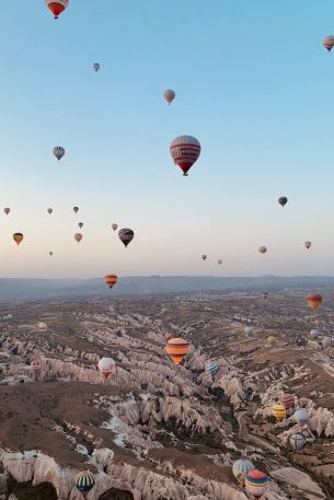 Cappadocia, Avanos, Turkey Wallpaper 640x960