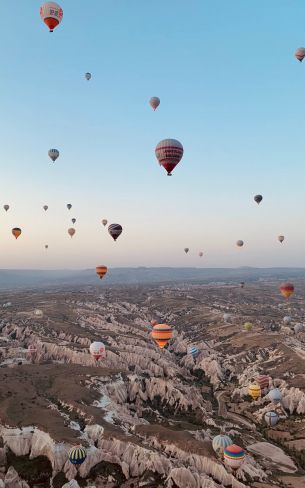 Cappadocia, Avanos, Turkey Wallpaper 800x1280