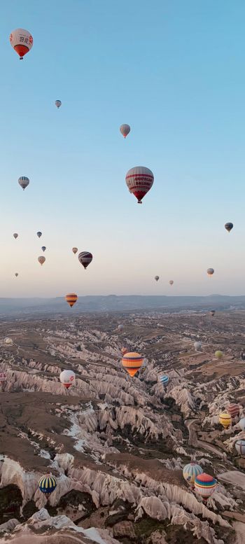 Cappadocia, Avanos, Turkey Wallpaper 1080x2400