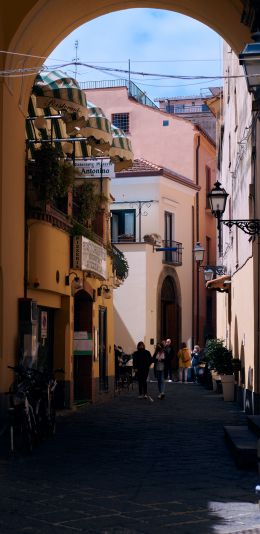 Обои 1440x2960 столичный город Неаполь, Италия