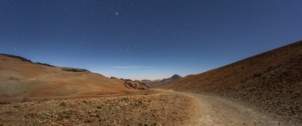 Tenerife, Spain, road Wallpaper 3440x1440