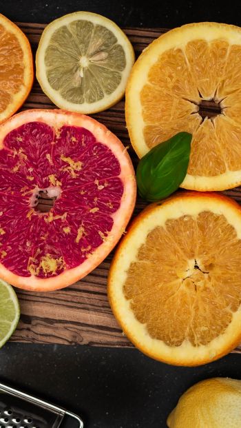 citrus, grapefruit, orange Wallpaper 640x1136