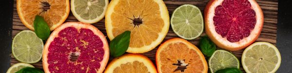 citrus, grapefruit, orange Wallpaper 1590x400