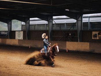 equestrian sport, cowboy Wallpaper 1024x768