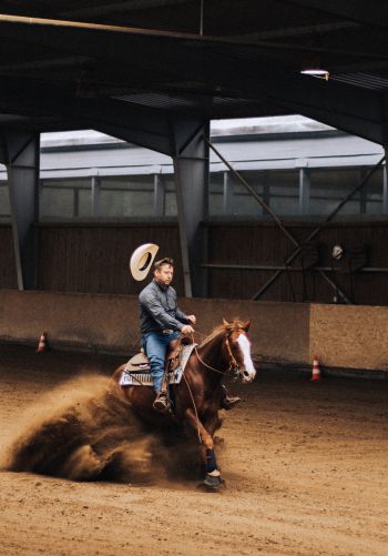 equestrian sport, cowboy Wallpaper 1668x2388