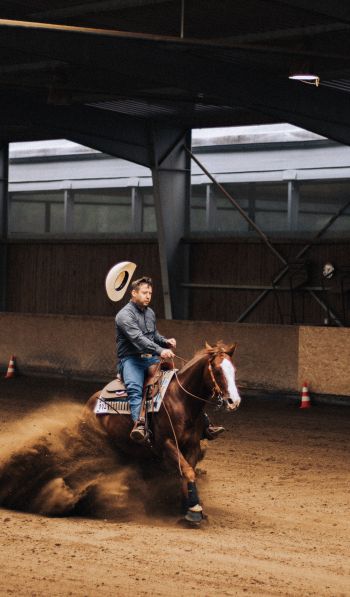 equestrian sport, cowboy Wallpaper 600x1024