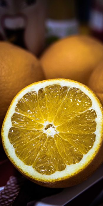 Обои 720x1440 лимон, фрукты