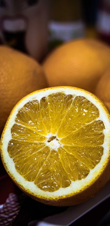 lemon, fruit Wallpaper 1080x2220