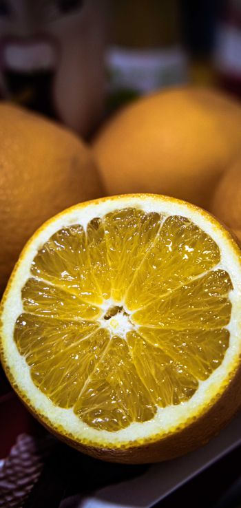 lemon, fruit Wallpaper 1080x2280
