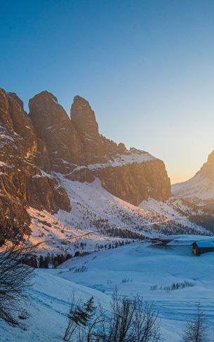 Gardena Pass, Italy Wallpaper 1752x2800