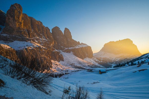 Gardena Pass, Italy Wallpaper 6835x4557