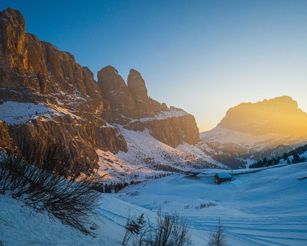 Gardena Pass, Italy Wallpaper 1280x1024