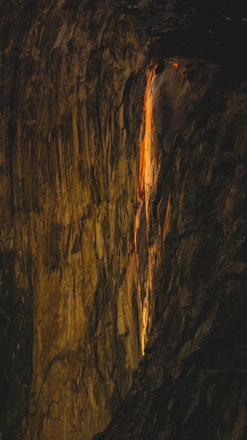 Обои 750x1334 Йосемитский водопад