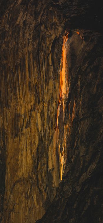 Yosemite Falls Wallpaper 1080x2340