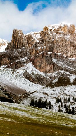Dolomites, Trentino, Tennessee, Italy Wallpaper 720x1280