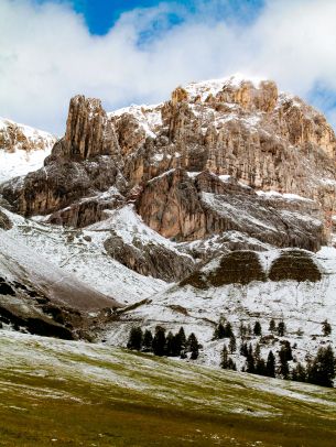 Dolomites, Trentino, Tennessee, Italy Wallpaper 1536x2048