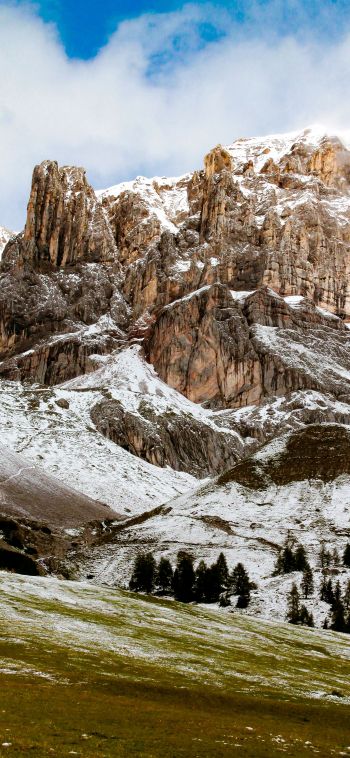 Dolomites, Trentino, Tennessee, Italy Wallpaper 1080x2340