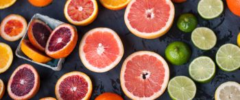 citrus, grapefruit, lemon Wallpaper 2560x1080
