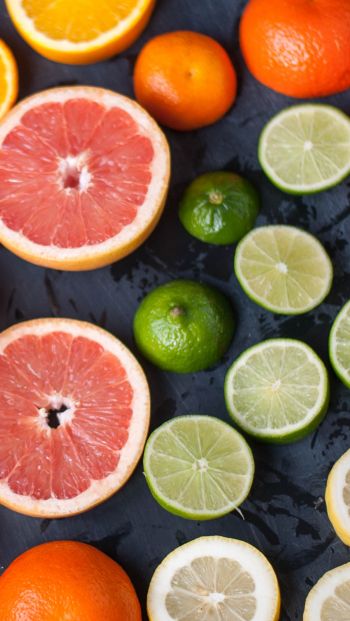 citrus, grapefruit, lemon Wallpaper 640x1136