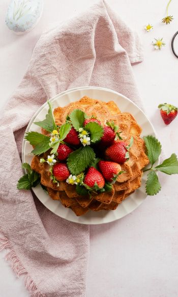 pie, strawberry Wallpaper 1200x2000