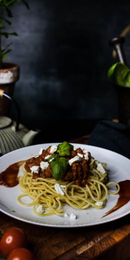 italian pasta Wallpaper 720x1440