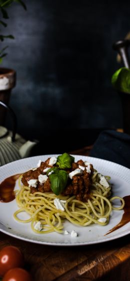 italian pasta Wallpaper 1080x2340