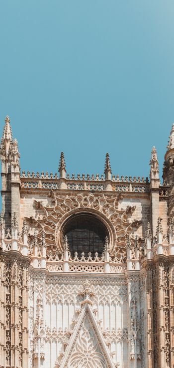 Spain, cathedral Wallpaper 1440x3040