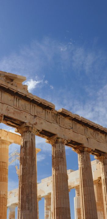 Обои 1440x2960 Акрополь, Афины, Греция