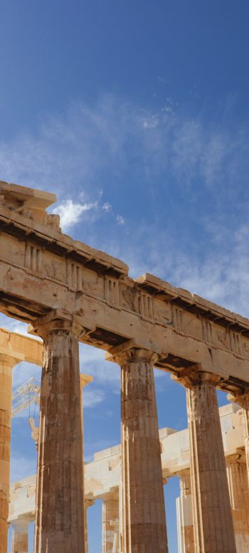 Acropolis, Athens, Greece Wallpaper 1440x3200