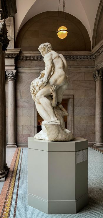 statue, sculpture Wallpaper 1440x3040