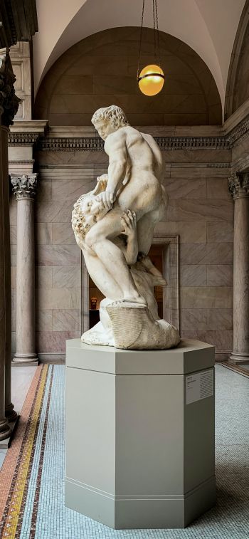 Обои 828x1792 статуя, скульптура