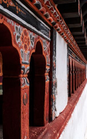 Paro, Bhutan Wallpaper 1600x2560
