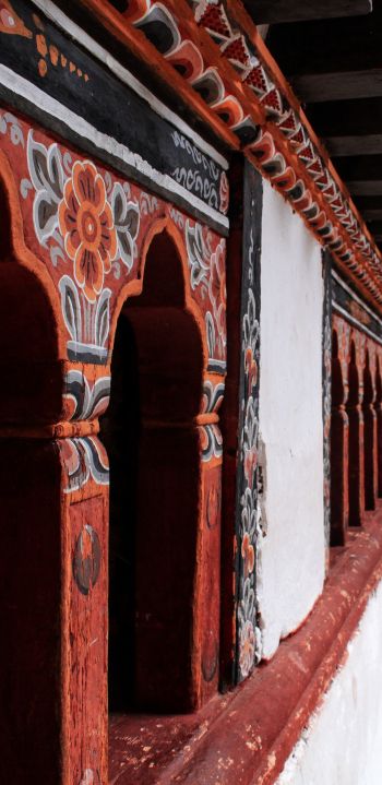 Paro, Bhutan Wallpaper 1080x2220