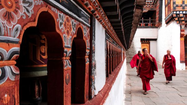 Paro, Bhutan Wallpaper 1366x768