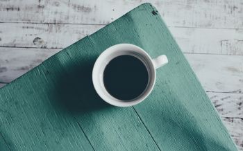 mug coffee, on the table Wallpaper 2560x1600