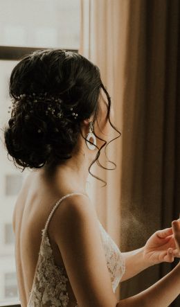 bride, best day of my life Wallpaper 600x1024