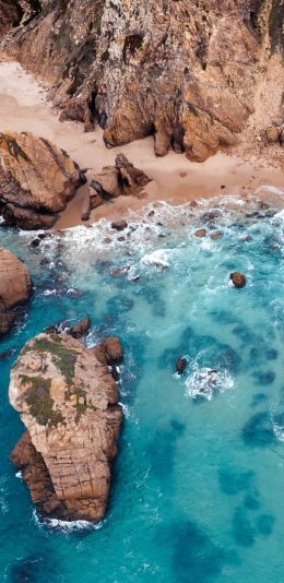 Обои 1080x2220 Пляж Урса, Португалия