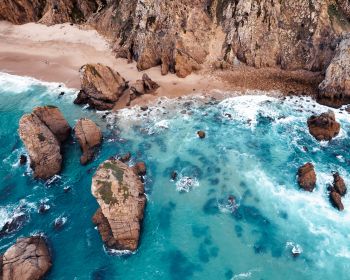 Обои 1280x1024 Пляж Урса, Португалия