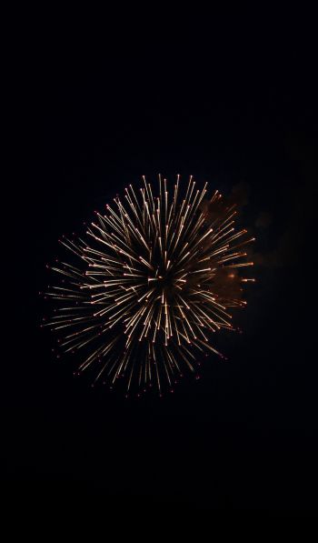night light, fireworks Wallpaper 600x1024