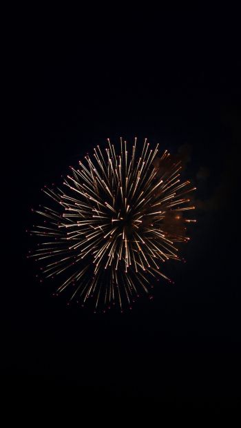 night light, fireworks Wallpaper 640x1136