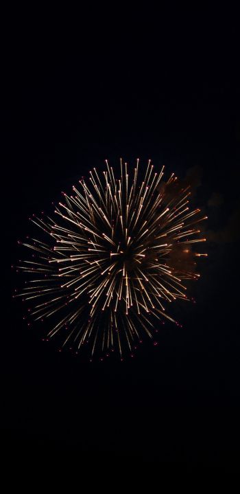 night light, fireworks Wallpaper 1440x2960