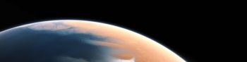 planet, Mars Wallpaper 1590x400