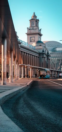 Moscow, Russia, station Wallpaper 1080x2280