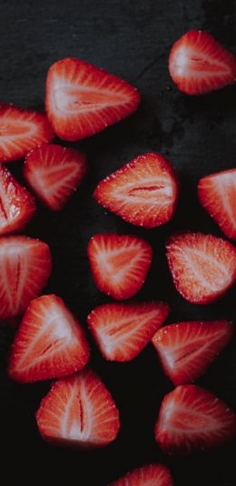 strawberry, berry Wallpaper 1440x2960