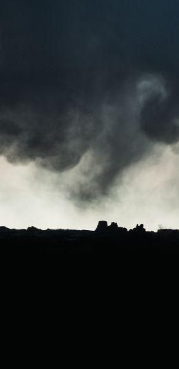 before the storm, dark photo Wallpaper 1080x2220