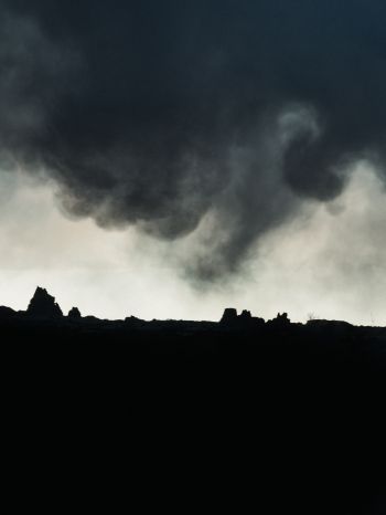 before the storm, dark photo Wallpaper 1668x2224