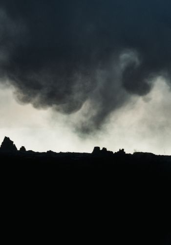 before the storm, dark photo Wallpaper 1668x2388