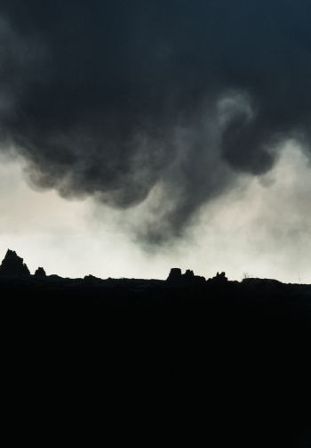before the storm, dark photo Wallpaper 1640x2360