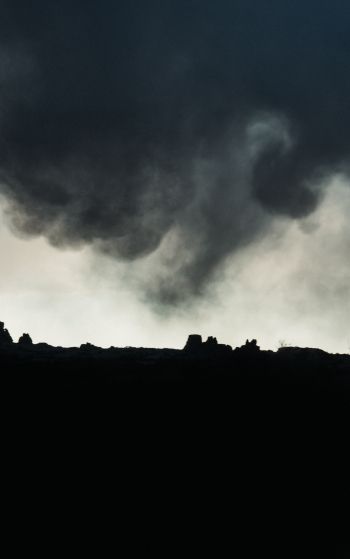 before the storm, dark photo Wallpaper 1752x2800